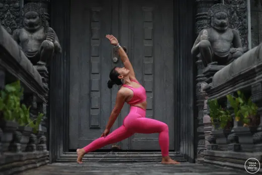 Yoga at the stone gates